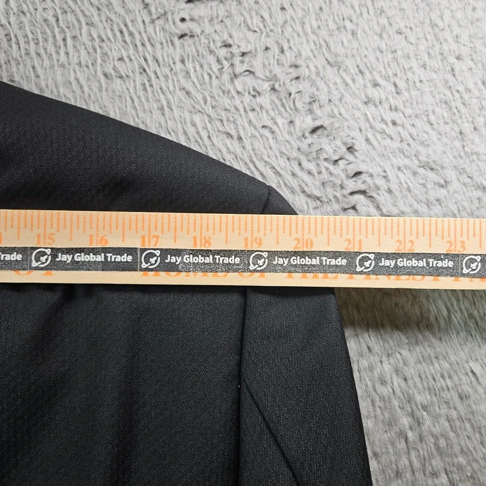 Boss Hugo Boss 40R 100% Wool Blazer Suit Jacket Men Textured Black - Please Read